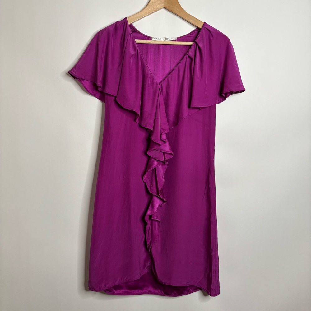 Ulla Johnson Magenta Silk Dress size 8